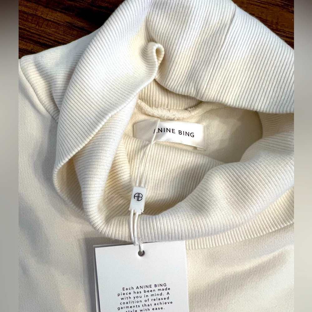 Anine Bing cropped sweatshirt NWT